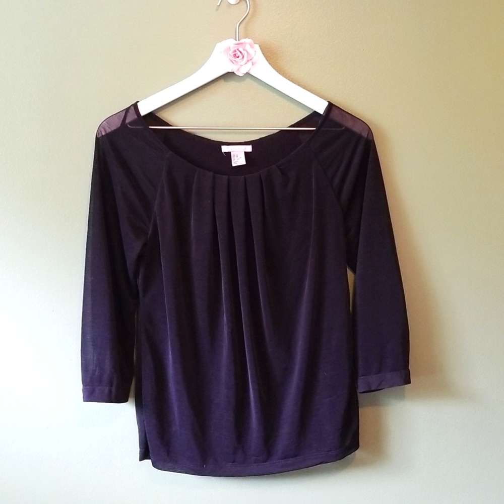 H & M Black Blouse